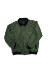 Green Wool Varsity Jacket - Varsity Jacket - Balling Status LLC
